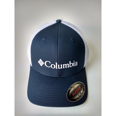 New Columbia Unisex Navy Blue "Rocky Peak Ridge" Mesh Ball Cap Hat S/M L/XL  eb-98499231
